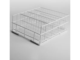 Mand voor glazen Ø 85 mm, 400x400 mm Rilsan