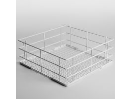 Mand voor glazen, 400x400 mm  - Rilsan