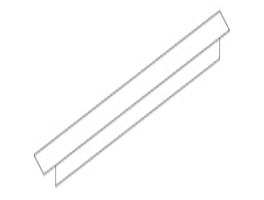 Steun voor GN bakken in bain-marie 325 mm