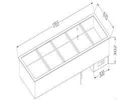 Bain-marie element 5X GN 1/1
