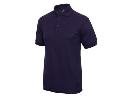 Unisex poloshirt donkerblauw S