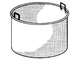 Mand voor kookketels 50 liter
