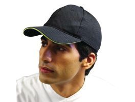 Chef Works Cool Vent baseball cap zwart en limoen
