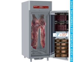 Rijpingskast 850 liter geventileerd, 1 glazen deur 20x GN 2/1