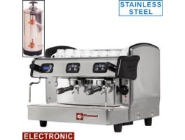 Geheel espresso koffiemachine - 2 groepen, met display