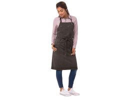 Chef Works Urban Dorset kort schort donkergrijs