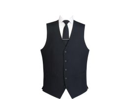 Herengilet 5 knopen zwart XS