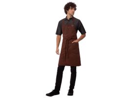 Chef Works Urban Dorset kort schort roestbruin