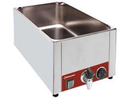 Elektrische bain-marie tafelmodel GN 1/1 - 150 mm + kraan