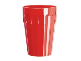 Olympia Kristallon polycarbonaat bekers 26cl rood (12 stuks)