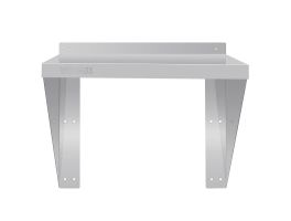 Vogue RVS oven/magnetron wandplank 56x56cm