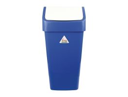 CC082 - SYR afvalbak met schommeldeksel blauw 50 Liter