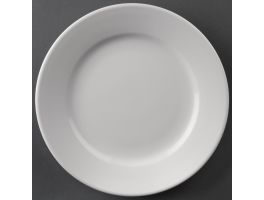Olympia Athena borden met brede rand 20,2cm (12 stuks)