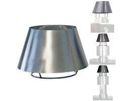 RVS schoorsteenkap (CBQ-060 & CBQ-075)