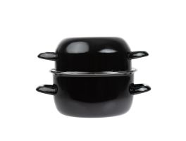 Olympia emaille mosselpan 1kg porties