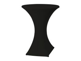 CD718 - Jersey stretch tafelrok zwart 80-85(Ø)cm voor DL046