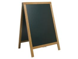 Securit Duplo teakhouten stoepbord 85x55cm