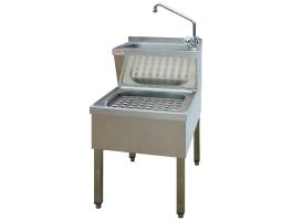 Basix RVS schoonmaak spoeltafel