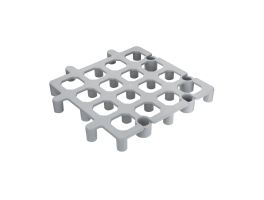 Vogue plastic stelvloer rek (verpakking van 2)