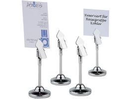 APS RVS tafelnummerhouder (4 stuks)