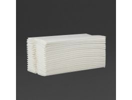 CF796 - Jantex C-gevouwen handdoeken 2-laags wit
