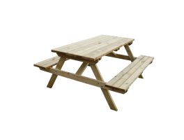 Rowlinson houten picknicktafel 150cm