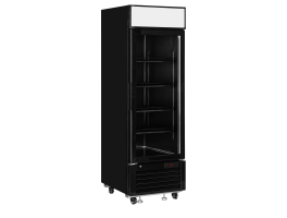 LGF2500B : Displayvrieskast met Led verlichte kap - BxDxH-690 x 800 x 2055 mm TEFCOLD, www.hartmanenznhoreca.nl