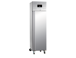 GUC50 - Koelkast RVS 0mkeerbare dichte deur +2 tot +8 - BxDxH - 484 x 745 x 2100 mm TEFCOLD
