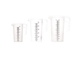 Pro-Measure polypropyleen maatkannen set - 250ml, 500ml & 1L