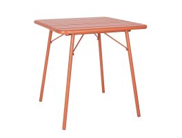 Bolero Terracotta vierkante stalen lattentafel - 700 mm