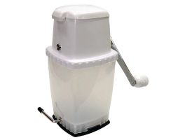 IJscrusher met vacuümbasis wit