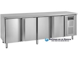 CK7410/-SP - Koelwerkbank GN1/6 met 4 deuren - BxDxH - 2230 x 700 x 880 mm TEFCOLD