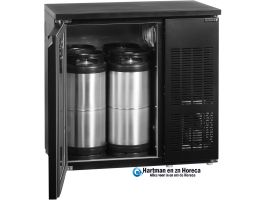 CKC4 - Fustenkoeling zelfsluitende deuren met geventileerde koeling - BxDxH - 880 x 590 x 860 mm TEFCOLD , www.hartmanenznhoreca.nl
