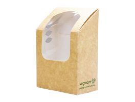 Vegware composteerbare tortilladozen met PLA-venster (500 stuks)