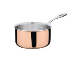 Vogue Triwall koperen inductie steelpan 18cm