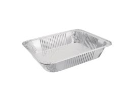 Fiesta Recyclable rechthoekige aluminium serveerschalen GN 1/2 (5 stuks)