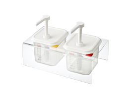 Araven sausdispensers GN 1/6 transparant 2,6L (2 stuks)