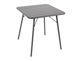 Bolero vierkante stalen tafel grijs 70cm