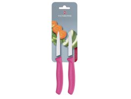 Victorinox Officemes met spitse punt 8 cm roze (2 stuks)