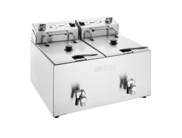 Buffalo Dubbele Elektrische Friteuse Met Timer 2X8Ltr