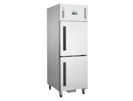 Polar g-serie staande koelkast met dubbele deuren 600ltr