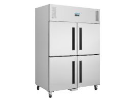 Polar G-serie Gastro 2-deurs koeling met gedeelde deuren 1200L