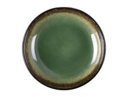 Olympia Nomi ronde tapasdipschaaltjes groen-zwart 9,5cm