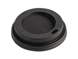 Fiesta Recyclable deksel zwart voor Fiesta Recyclable 225ml koffiebekers (50 stuks)