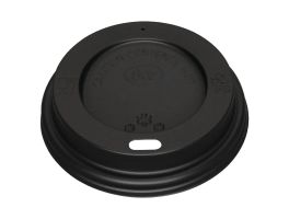 Fiesta Recyclable deksel zwart voor Fiesta Recyclable 225ml koffiebekers (1000 stuks)