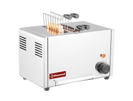 Elektrische toaster (croque-monsieur), 2 tangen - Roestvrij staal.