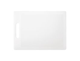 Nisbets Essentials polypropyleen snijplank wit 340 x 255 x 7mm