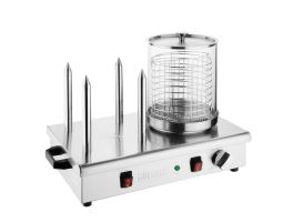 Buffalo hotdogwarmer met 4 warmhoudpennen