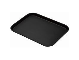 Cambro Treadlite rechthoekig antislip glasvezel dienblad zwart 45,7x35,5cm