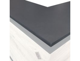 Optie: Werktablet neutrale toonbank - kassa (20mm), in DEKTON DOMOS- (ML)